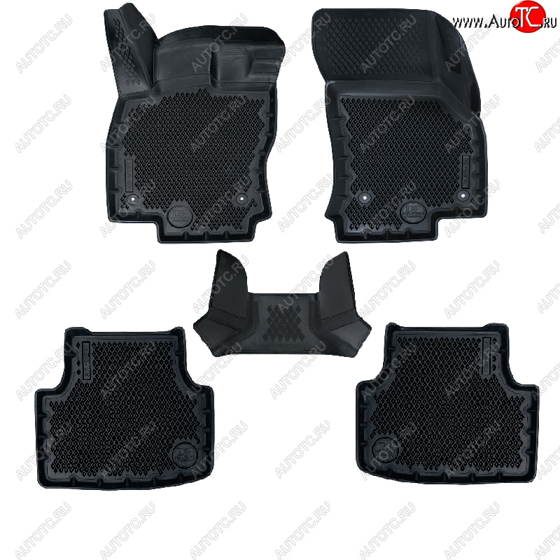 4 349 р. Коврики салона DELFORM ❞EVA 3D Premium❝ (термоэластопласт/ТЭП) Skoda Octavia A7 рестайлинг универсал (2016-2020)  с доставкой в г. Пермь