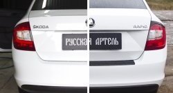 569 р. Реснички на фонари RA  Skoda Rapid  NH3 (2012-2017) дорестайлинг лифтбэк (Неокрашенные)  с доставкой в г. Пермь. Увеличить фотографию 3