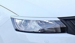 Реснички на фары Tuning-Sport v1 (короткие) Skoda Rapid NH1 хэтчбэк дорестайлинг (2012-2017)