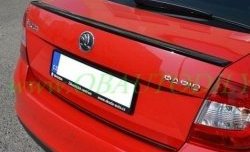 3 499 р. Лип спойлер CT Skoda Rapid NH3 дорестайлинг лифтбэк (2012-2017) (Неокрашенный)  с доставкой в г. Пермь. Увеличить фотографию 2
