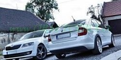 4 999 р. Спойлер RS style Skoda Rapid NH3 дорестайлинг лифтбэк (2012-2017) (Неокрашенный)  с доставкой в г. Пермь. Увеличить фотографию 2