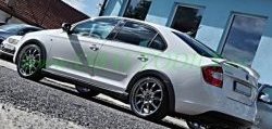 4 999 р. Спойлер RS style Skoda Rapid NH3 дорестайлинг лифтбэк (2012-2017) (Неокрашенный)  с доставкой в г. Пермь. Увеличить фотографию 8