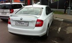 3 449 р. Спойлер Style Skoda Rapid NH3 дорестайлинг лифтбэк (2012-2017) (Неокрашенный)  с доставкой в г. Пермь. Увеличить фотографию 5