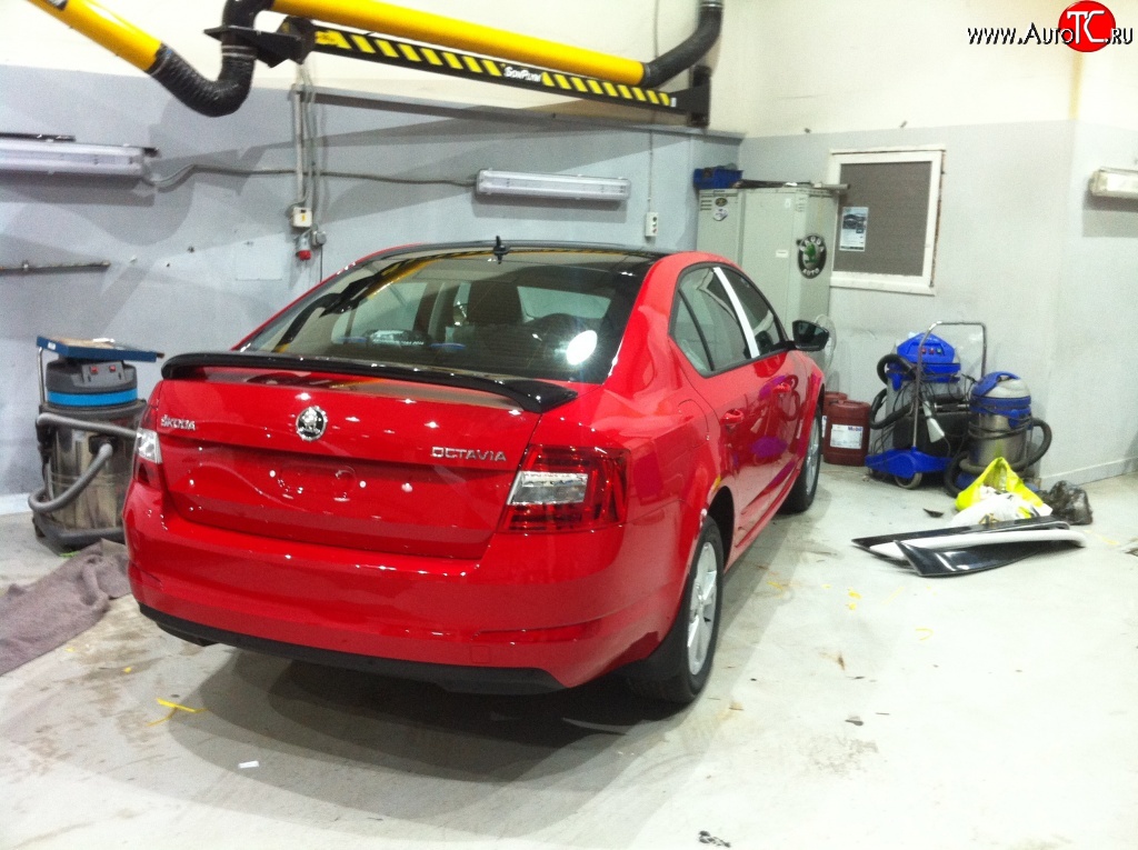 3 449 р. Спойлер Style Skoda Rapid NH3 дорестайлинг лифтбэк (2012-2017) (Неокрашенный)  с доставкой в г. Пермь