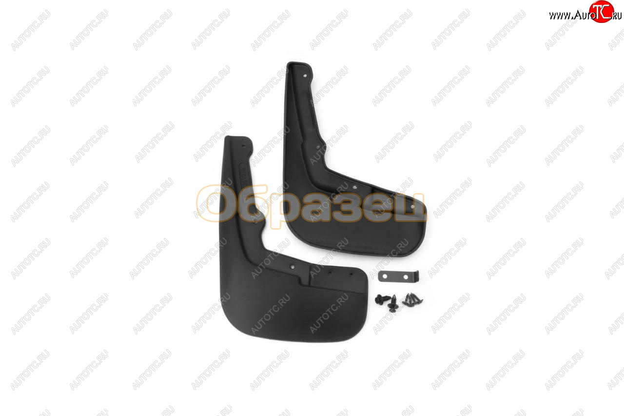979 р. Брызговики Frosch (standart) Volkswagen Polo Mk6 лифтбек (2020-2022) (Задние)  с доставкой в г. Пермь
