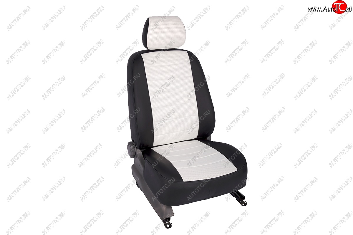 6 999 р. Чехлы для сидений SeiNtex (экокожа, 40/60)  Skoda Rapid ( NH3,  NH1) (2012-2020) дорестайлинг лифтбэк, хэтчбэк дорестайлинг, хэтчбэк рестайлинг, рестайлинг лифтбэк  с доставкой в г. Пермь