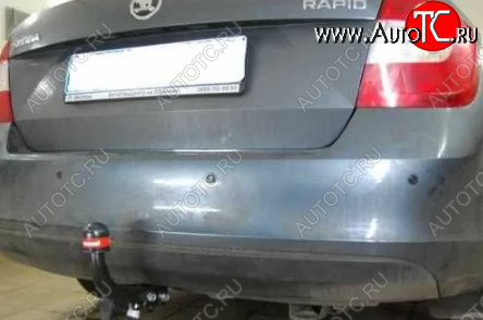 7 999 р. Фаркоп Bosal-Oris Skoda Rapid NH3 дорестайлинг лифтбэк (2012-2017)  с доставкой в г. Пермь