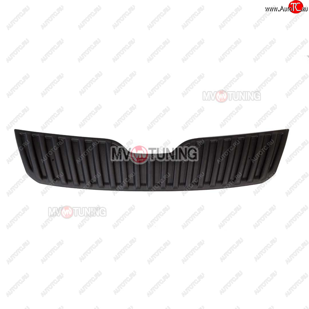 2 449 р. Заглушка решетки радиатора MV-Tuning  Skoda Rapid ( NH3,  NH1) (2012-2020) дорестайлинг лифтбэк, хэтчбэк дорестайлинг, хэтчбэк рестайлинг, рестайлинг лифтбэк (Поверхность текстурная)  с доставкой в г. Пермь