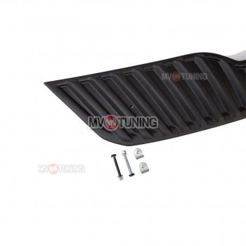 2 449 р. Заглушка решетки радиатора MV-Tuning  Skoda Rapid ( NH3,  NH1) (2012-2020) дорестайлинг лифтбэк, хэтчбэк дорестайлинг, хэтчбэк рестайлинг, рестайлинг лифтбэк (Поверхность текстурная)  с доставкой в г. Пермь. Увеличить фотографию 3