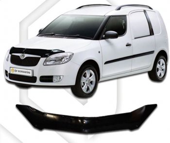 Дефлектор капота CA-Plastic Skoda Roomster  5J (2006-2010) дорестайлинг