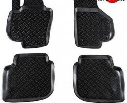 Комплект ковриков в салон Aileron 4 шт. (полиуретан) Skoda Superb ( B6 (3T),  B6 (3T5),  (B6) 3T) (2008-2015) лифтбэк дорестайлинг, универсал доресталийнг, лифтбэк рестайлинг, универсал рестайлинг