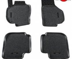 Комплект ковриков в салон Aileron 4 шт. (полиуретан, покрытие Soft) Skoda Superb ( B6 (3T),  B6 (3T5),  (B6) 3T) (2008-2015) лифтбэк дорестайлинг, универсал доресталийнг, лифтбэк рестайлинг, универсал рестайлинг