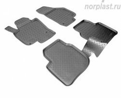 Комплект ковриков в салон Norplast Skoda Superb ( B6 (3T),  B6 (3T5),  (B6) 3T) (2008-2015) лифтбэк дорестайлинг, универсал доресталийнг, лифтбэк рестайлинг, универсал рестайлинг