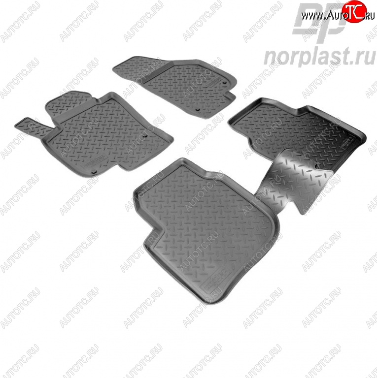 2 249 р. Комплект ковриков в салон Norplast Skoda Superb (B6) 3T лифтбэк рестайлинг (2013-2015)  с доставкой в г. Пермь