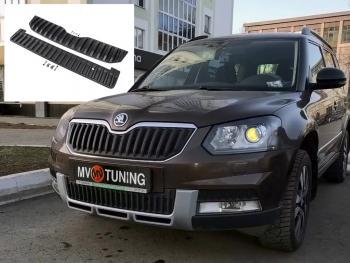 2 999 р. Заглушка воздухозаборника бампера (нижняя, OUTDOOR) MV-Tuning Skoda Yeti (2013-2018) (Текстурная поверхность)  с доставкой в г. Пермь. Увеличить фотографию 2