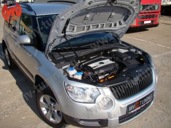 2 969 р. Упор капота MV-Tuning (одинарный) Skoda Yeti (2013-2018)  с доставкой в г. Пермь. Увеличить фотографию 4
