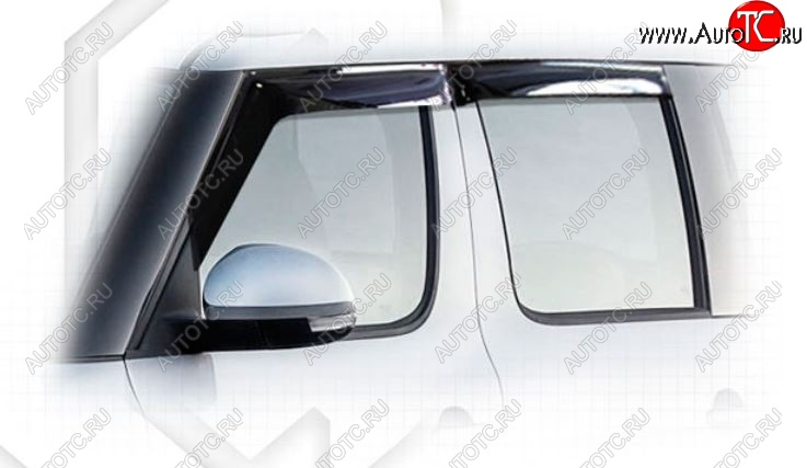 1 999 р. Дефлектора окон CA-Plastiс Skoda Yeti (2009-2013) (Classic полупрозрачный)  с доставкой в г. Пермь