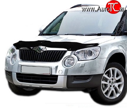4 599 р. Дефлектор капота NovLine Skoda Yeti (2009-2013)  с доставкой в г. Пермь