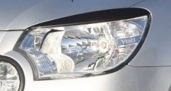 1 249 р. Реснички на фары CT Skoda Yeti (2009-2013) (Неокрашенные)  с доставкой в г. Пермь. Увеличить фотографию 3