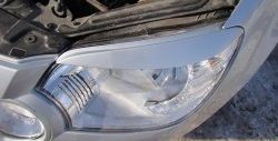 1 149 р. Реснички Sport v2 на фары Skoda Yeti (2009-2013) (Неокрашенные)  с доставкой в г. Пермь. Увеличить фотографию 2