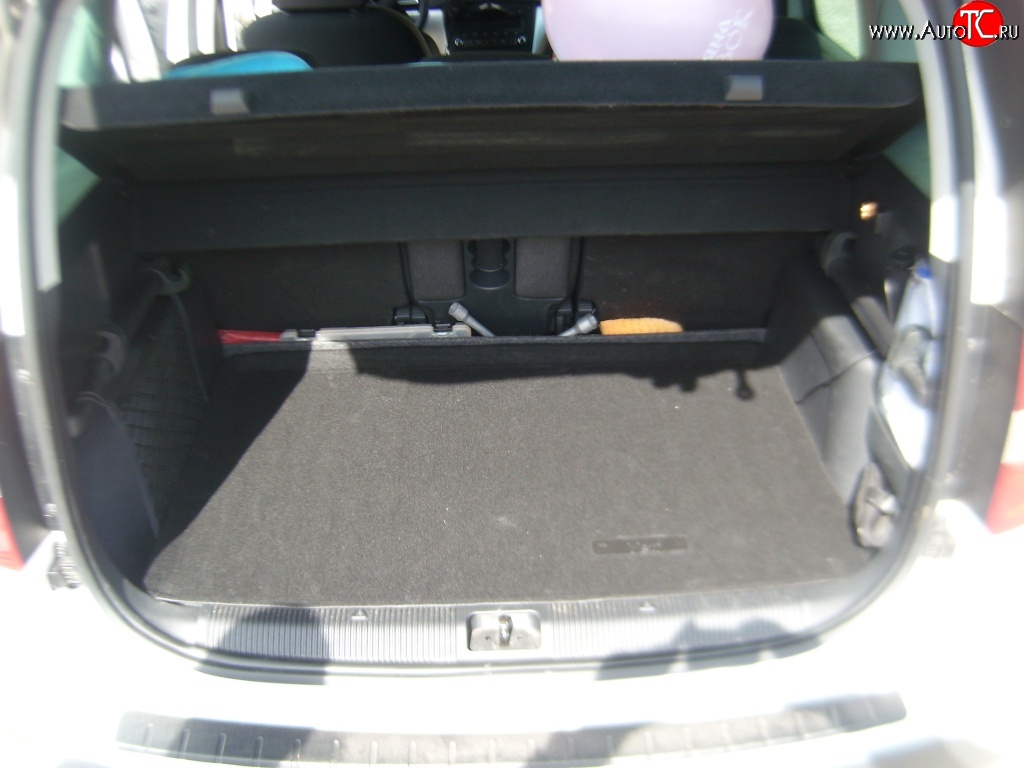 489 р. Коврик в багажник Aileron (велюр) Skoda Yeti (2009-2013)  с доставкой в г. Пермь