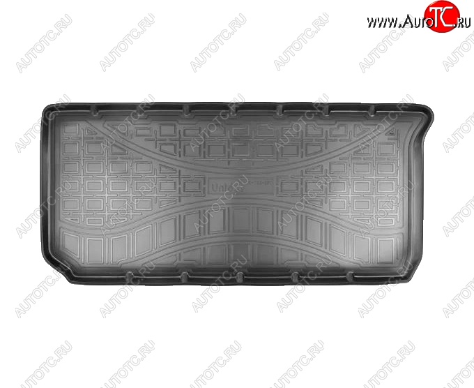 1 429 р. Коврик в багажник Norplast  Smart Fortwo  С453 (2007-2014) 2 хэтчбэк 3 дв. (Черный)  с доставкой в г. Пермь