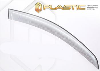 Дефлектора окон CA-Plastic Sollers Argo (2022-2025) шасси (шелкография серебро)