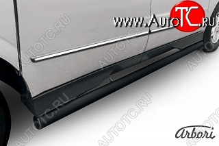 6 389 р. Защита порогов Arbori SSANGYONG Actyon Sport (2012-2025)  с доставкой в г. Пермь