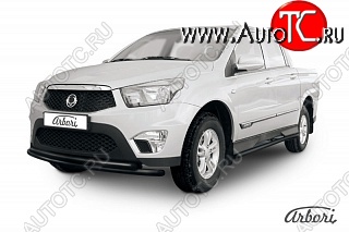 7 289 р. Обвес переднего бампера Arbori SSANGYONG Actyon Sport (2012-2025)  с доставкой в г. Пермь