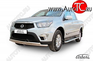 13 949 р. Обвес переднего бампера Arbori SSANGYONG Actyon Sport (2012-2025)  с доставкой в г. Пермь