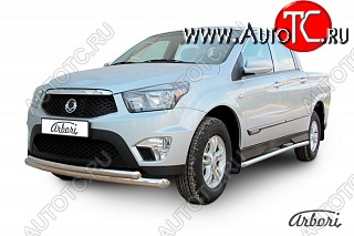 14 579 р. Обвес переднего бампера Arbori SSANGYONG Actyon Sport (2012-2025)  с доставкой в г. Пермь