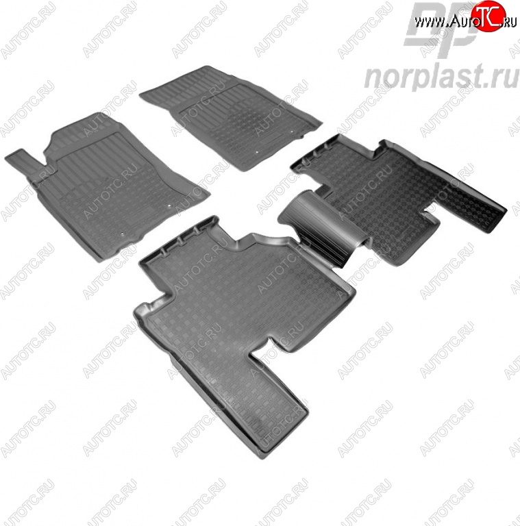2 569 р. Комплект ковриков в салон Norplast  SSANGYONG Actyon Sport (2012-2025)  с доставкой в г. Пермь