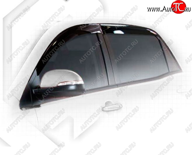 2 299 р. Дефлектора окон CA-Plastic SSANGYONG Actyon дорестайлинг (2010-2013) (Classic полупрозрачный)  с доставкой в г. Пермь