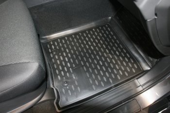 2 799 р. Коврики в салон Element 4 шт. (полиуретан)  SSANGYONG Actyon Sport (2012-2025)  с доставкой в г. Пермь. Увеличить фотографию 2