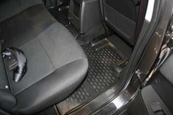 2 799 р. Коврики в салон Element 4 шт. (полиуретан)  SSANGYONG Actyon Sport (2012-2025)  с доставкой в г. Пермь. Увеличить фотографию 4