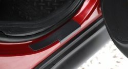 989 р. Накладки порожков салона RA SSANGYONG Actyon 1 (2006-2010) (Комплект на 4 двери)  с доставкой в г. Пермь. Увеличить фотографию 2