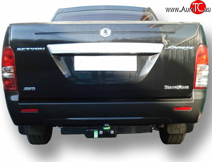 8 799 р. Фаркоп (SPORTS) Лидер Плюс (до 2000 кг) SSANGYONG Actyon 1 (2006-2010) (Без электропакета)  с доставкой в г. Пермь