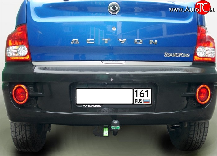 7 199 р. Фаркоп Лидер Плюс  SSANGYONG Actyon  1 (2006-2010) (Без электропакета)  с доставкой в г. Пермь