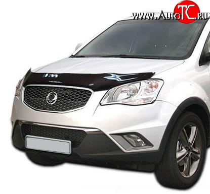 2 879 р. Дефлектор капота NovLine SSANGYONG Actyon дорестайлинг (2010-2013)  с доставкой в г. Пермь