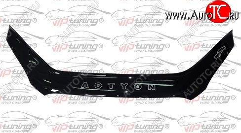 999 р. Дефлектор капота Russtal SSANGYONG Actyon дорестайлинг (2010-2013)  с доставкой в г. Пермь