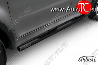 7 703 р. Защита порогов Arbori  SSANGYONG Actyon (2010-2013) дорестайлинг  с доставкой в г. Пермь
