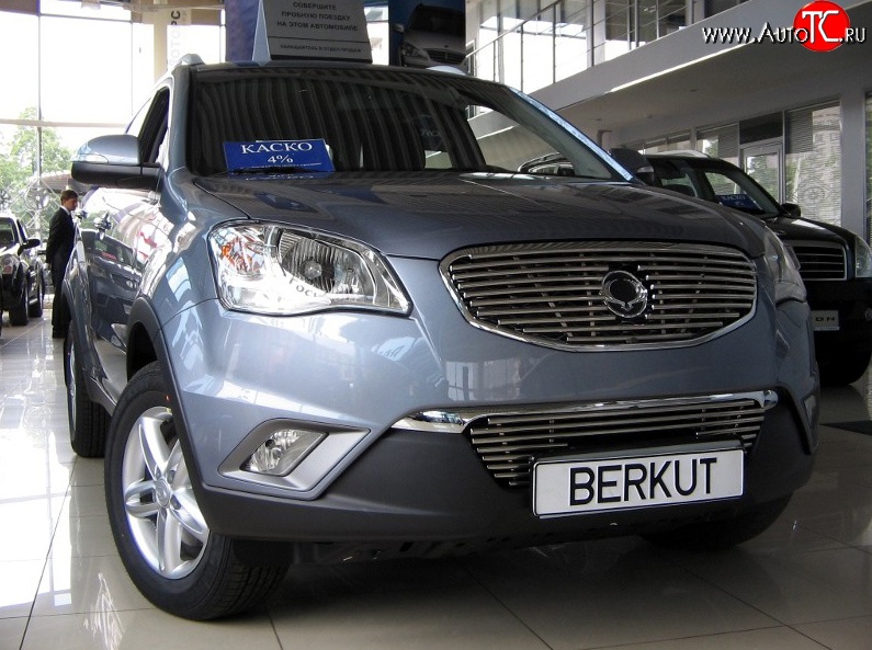 4 799 р. Декоративная вставка воздухозаборника Berkut SSANGYONG Actyon дорестайлинг (2010-2013)  с доставкой в г. Пермь