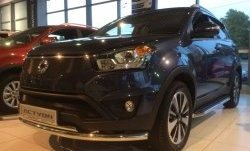 1 469 р. Нижняя сетка на бампер Russtal (черная) SSANGYONG Actyon рестайлинг (2013-2021)  с доставкой в г. Пермь. Увеличить фотографию 4
