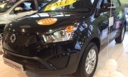 1 469 р. Нижняя сетка на бампер Russtal (черная) SSANGYONG Actyon рестайлинг (2013-2021)  с доставкой в г. Пермь. Увеличить фотографию 5