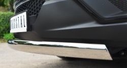 11 599 р. Защита переднего бампера (Ø75х42 мм, нержавейка) Russtal SSANGYONG Actyon дорестайлинг (2010-2013)  с доставкой в г. Пермь. Увеличить фотографию 3