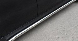 70 999 р. Защита порогов из круглой трубы диаметром 63 мм Russtal SSANGYONG Actyon дорестайлинг (2010-2013) (Защита порогов с со скосами на торцах (вариант 1))  с доставкой в г. Пермь. Увеличить фотографию 9