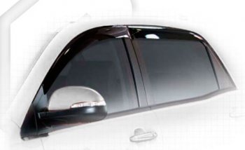 Дефлектора окон CA-Plastiс SSANGYONG Korando  3 (2010-2025) дорестайлинг (Classic полупрозрачный)