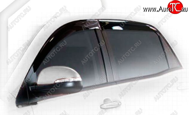 2 159 р. Дефлектора окон CA-Plastiс  SSANGYONG Korando  3 (2010-2025) дорестайлинг (Classic полупрозрачный)  с доставкой в г. Пермь