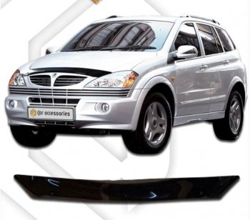 Дефлектор капота CA-Plastic SSANGYONG Kyron (2005-2016) дорестайлинг, рестайлинг