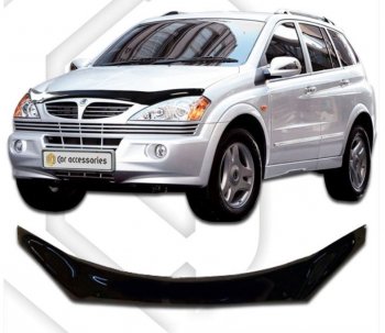 Дефлектор капота (exclusive ) CA-Plastiс SSANGYONG Kyron (2005-2016) дорестайлинг, рестайлинг